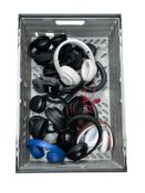 Assorted pre-owned Headphones (Sold as is).