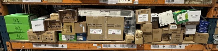 Assorted printer cartridges and related items (All items sold as is).