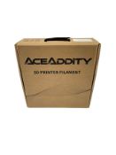 Twelve as new Aceaddity PETG 1.75mm 3D Printer Filament in Grey (12 x 1kg Spools).