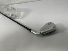 An as new Callaway Apex UT Golf Utility Iron, 18 degree, RH, MMT 80 S.