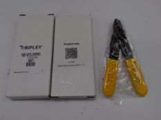 Ten as new Ripley fiber optic strippers FO-103-T-250-J 80677.