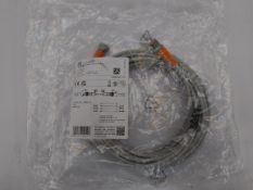 Thirty-one as new IFM EVW029 male to female 10m cables.