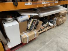 Assorted household, garden and related items.