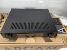 An Arcam A25+ Stereo Amplifier.