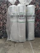 Three rolls of Eco Quilt Expert 1200mm x 10m multi purpose insulation.