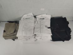 Thirty Kentaur chef tops and aprons, various sizes (Most items are as new without clothing tags)..