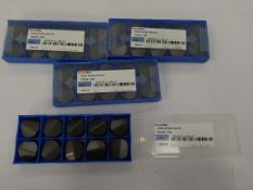 Four as new packs of CeramTec RCGX 251200 P86 SH2 cutting blade inserts. 10 pieces per pack. RCGX8 P