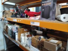 Assorted household, garden and related items.