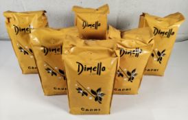 Six as new Dimello Capri 1kg Espresso coffee beans (best before date 10/2027).