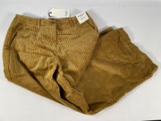 Six as new Seasalt Cornwall Asphodel trousers, Marshland, petite (various sizes).