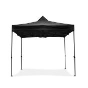 A boxed as new Motea Pavillion A111338 Folding Tent, 3 x 3m, black (stock image).