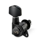 Boxed as new Schaller M6 135 locking tuners, black chrome (stock image).