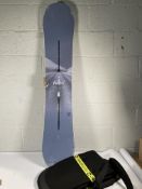 A women's as new Burton Yeasayer Flat Top snowboard, size: 144.