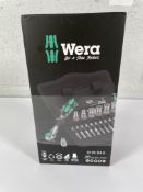 A boxed as new Wera 8100 SA 6 Zyklop Speed Ratchet Set, 1/4