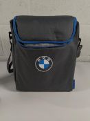A BMW car care bag summer edition to include windscreen washer 1000ml, insect remover 500ml, wheel r