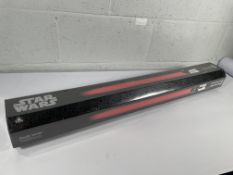 A boxed as new Star Wars Galaxy’s Edge Darth Vader Legacy Lightsaber.
