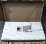 An as new Naturalmat Baby organic handmade coco cot crib mat, chemical free & hypoallergenic, remova