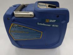Pre-owned Yellow Jacket TurboRecover 95783 for fast recovery of class III, IV and V refrigerants. Un