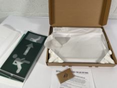 Ten boxed as new BNP X-LITE D/PM LED AT/DALI LFP single-battery emergency exit sign lights.