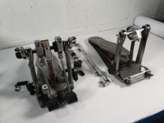 Two pre-owned Tama Double Speed Cobra 310 bass drum pedals.