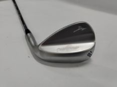 Pre-owned Mizuno Pro T-1 Lob Wedge, 58 Degree, Silver, Right Handed.