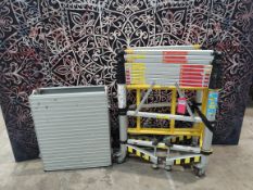 Pre-owned Teletower 2m mobile telescopic scaffold tower.