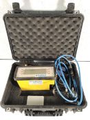 A pre-owned Hydreka heavy-duty velocity current meter measurement instrument with hardcase (BFM 801)