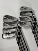 A pre-owned set of Callaway x Forged irons, 3-PW, Right-Handed.