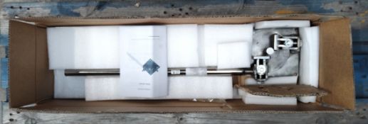 A Mxbaoheng manual metal rod rebar bending machine, boxed. (ZWJ-14)