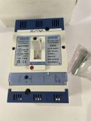 A boxed as new Proteus MC100T, 100A Triple Pole 36kA MCCB.