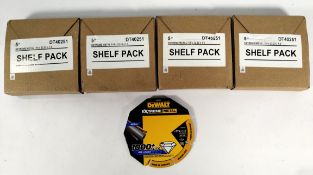 Twenty Dewalt power tools extreme diamond metal cutting discs, size 115 x 22.23 x 1.3mm, boxed. (DT4