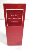 An as new Cartier De'claration eau de toilette 150ml, sealed.