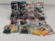Approximately 150 Pokemon TCG trading cards from sets to include Black Bolt, White Flare and Prismat