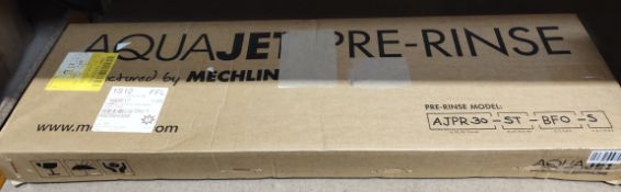 As new Mechline AquaJet AJPR30-ST-BF0-S Deck Mounted Pre-Rinse Spray.