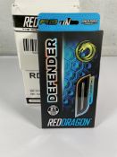 Ten sets of Red Dragon darts – Defenders Series (RD2729) - Professional 85% Tungsten, 21g.