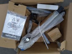 As new ConStands power central stand paddock lift blue, without adapter plate. 973560.