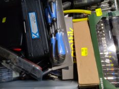 A quantity of assorted pre-owned hand and power tools to include Bosch, Xtools, Fanitik (one crate).