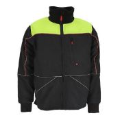 Ten as new Fortdress Chillroom Jackets TAIGA FBJ12 (s), deep night / luminous yellow (stock image).