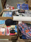 Assorted items to include toiletries/cosmetics, cleaning products and stationery.