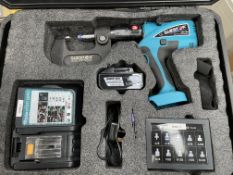 A pre-owned Questok ESR780 Multifunction Riveter with battery and charger.