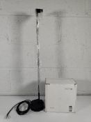 A pre-owned Occhio Sento Tavolo in Matt Black with stand.