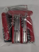 Ten pre-owned Victorinox Swiss army penknives (over 18s only).