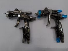 Two pre-owned Anest Iwata WS400 series 2 paint spray guns. Units only.