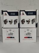 Four as new AESSEAL D.M.S.F double mechanical seals 35mm (REF: 1AKZSZC0035A01).