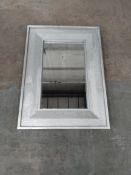 A Head West rectangle vanity mirror.