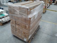 A pallet containing Deflecto, A4 4 Shelf Free Standing Display, (33300).