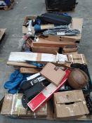 Two pallets of assorted sports and related goods.
