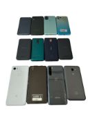 Assorted pre-owned Android smartphones (Google account unlocked, sold as is).