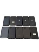 Assorted pre-owned Samsung smartphones (Google account unlocked, sold as is).
