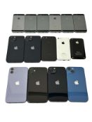 Assorted Apple iPhones sold for parts (iCloud unlocked, sold as is).
